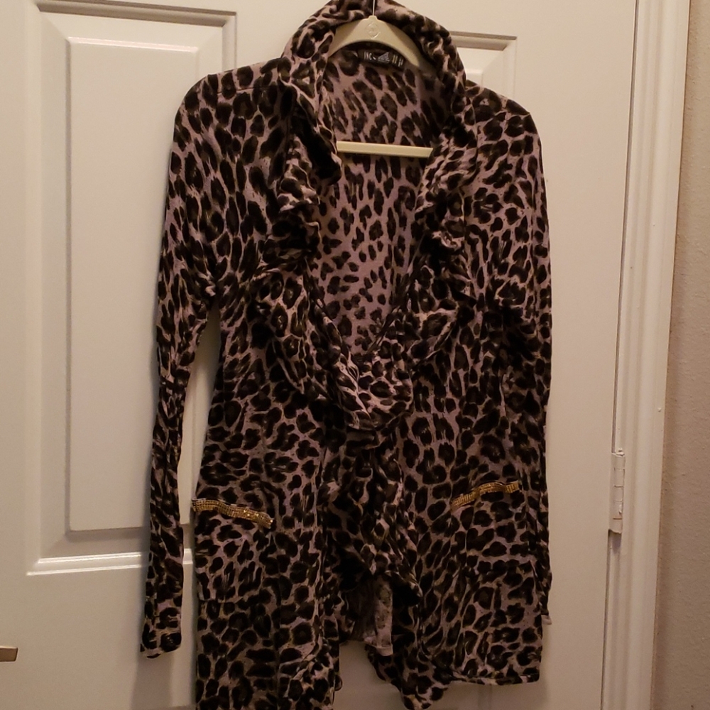 I N C International Concepts Animal print sweater